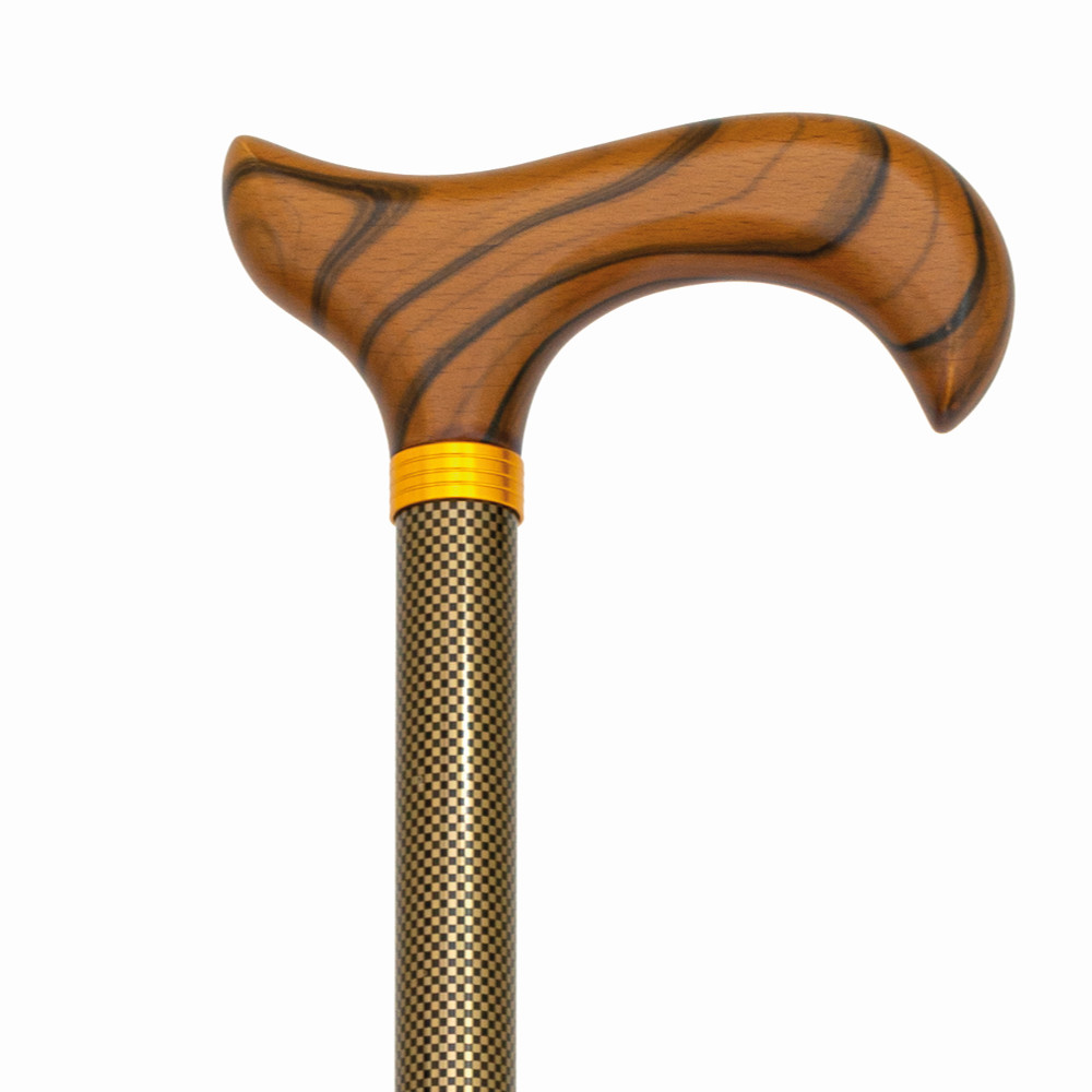 Otra imagen de Muletilla extensible de aluminio estampada dorado | R. 411D